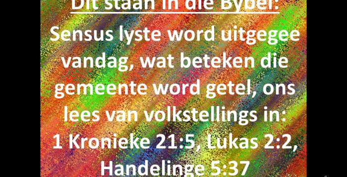 Dit staan in die Bybel boodskappies